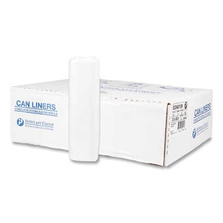 Integrated Bagging Systems 33 gal Trash Bags, 33 in x 40 in, Heavy-Duty, 13 microns, Clear, 500 PK S334013N